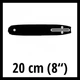Einhell Шина для цепной пилы 20см, 1.1мм - изображение 2