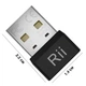 Бездротовий симулятор комп'ютерної миші Rii RT301 USB джигглер / вігглер / шейкер для запобігання переходу ноутбука / комп'ютера в режим сну, чорний (108581928) - зображення 6