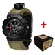 Patriot 005BKSU ЗСУ Чорні Паракордовий ремінець Army Green + Коробка - зображення 1