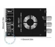 Усилитель звука двухканальный ZK-1602T Hi-Fi 160x2 Вт на базе TDA7498E - поддержка Bluetooth AUX USB Цвет Чёрный - изображение 3