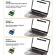 Бездротовий симулятор комп'ютерної миші Seenda USB вігглер / джигглер / шейкер із 3 режимами для запобігання переходу ноутбука / комп'ютера в режим сну, чорний (108593137) - зображення 4