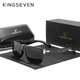 Мужские поляризационные солнцезащитные очки KINGSEVEN N752 Black Gray - изображение 1