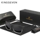 Чоловічі поляризаційні сонцезахисні окуляри KINGSEVEN LC755 Gradient Black Gray - зображення 1