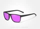 Мужские поляризационные солнцезащитные очки KINGSEVEN LC755 Black Purple - изображение 3