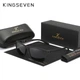 Чоловічі поляризаційні сонцезахисні окуляри KINGSEVEN LC755 Black Gray - зображення 1