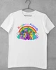 Детская футболка для девочек Rainbow Friends Белая 146-152 - изображение 1