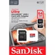 Карта памяти 64Gb microSDXC (UHS-1) SanDisk Ultra class 10 A1 (140Mb/s) (adapter SD) (SDSQUAB-064G-GN6IA) - изображение 3