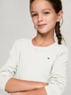 Детский лонгслив для девочки Tommy Hilfiger 491999181 122 см Белый (1159836003) - изображение 3
