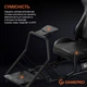 Крісло-кокпіт із кріпленням для керма, педалей та коробки передач GamePro RS100 - зображення 10