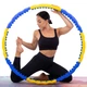 Обруч для похудения массажный разборной 8 секций d-100 Хула Хуп Hula Hoop DYNAMIC HOOP желтый-синий JS-6018 - изображение 10