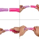 Обруч детский разборной 8 секций Хула Хуп Hula Hoop d-80 см пластик Zelart BARBIE фиолетово-розовый FI-5948 - изображение 7