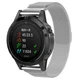 Ремінець металевий для смарт-годинника Garmin 47 mm, Milanese Magnetic, сріблястий, міланська петля, браслет на магнітній застібці, сумісний з годинниками Garmin, для моделей з розміром корпусу 47 мм, ArmorStandart (ARM85719) - зображення 2