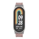 Ремешок для Xiaomi Smart Band 10/9/8, Braided Solo Loop, розовый, нейлоновый плетеный браслет, эластичный сменный ремешок для фитнес-трекера с надежным креплением, ArmorStandart (ARM86885) - изображение 3