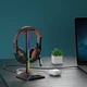 Подставка для наушников органайзер гарнитуры с RGB-подсветкой и 2 портами USB New Bee NB-Z8 - изображение 12