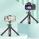 Трипод мини штатив для телефона и фотоаппарата настольный тренога высотой от 17 до 32 см с дополнительным креплением холодный башмак cold shoe NeePho Tripod - изображение 10