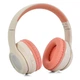 Наушники HZ-BT623, Bluetooth 5.0, до 10 метров, ёмкость 400 мАч, 20-20 000 Гц, 32 Ом, бежевые - изображение 1