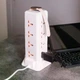 Сетевой фильтр удлинитель с usb и Type-C портами на 12 розеток с лампой и функцией беспроводной зарядки 2.8 м Белый - изображение 2