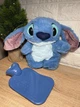 Дитяча м'яка іграшка з грілкою для гарячої води Stitch гумова грілка + плюшевий чохол у вигляді Стіча - зображення 10