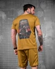 Армейский мужской летний костюм Молодость шорты+футболка 3XL койот (92389) - изображение 3