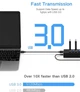 USB хаб RSHTECH RSH-A37S USB 3.0 7 портів з блоком живлення hub концентратор - зображення 4