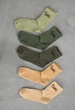 Носки мужские зеленые оранжевые с принтом стаф базовые Staff beige & green (пять пар) (р. 39-42) Универсальный (347263) - изображение 1