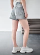 Женские шорты стаф серые классические джинсовые шорты Staff 20 gray 36 (347258) - изображение 4