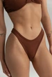 Лиф женский стаф коричневый мягкий базовый Staff bi brown S (346842) - изображение 6