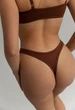 Лиф женский стаф коричневый мягкий базовый Staff bi brown S (346842) - изображение 7