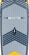 Надувна SUP дошка (Сапборд) REBEL ACTIVE RBA-4507 335 сіро-жовта - зображення 14