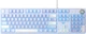 Клавіатура Aula Mechanical F2088 PRO White/Violet, plus 9 Purple keys KRGD blue (6948391234915) - зображення 1