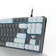 Клавиатура Aula Mechanical F3287 White/Grey keycap KRGD blue (6948391240688) - изображение 9