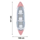 Каяк надувний Bestway 65132 Hydro-Force Rapid X3 381 х 100 см - изображение 2