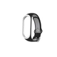Ремешок Nike style с металлической застежкой для фитнес-браслета Xiaomi Mi Band 4 и 3 Черный с серым (mrk3207) - изображение 4