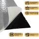 Віброізоляція бізнес класу Vibrex Black Label 2*500*4000 рулон (шумоізоляція, шумка, знешумка, шумовіброізоляція автомобіля) - зображення 4