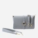 Сумка кросс-боди из натуральной кожи средняя Bella Bertucci 2893-27-32 Серая (ROZ6501092100) - изображение 3