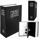 Мини-сейф книга Malatec СР6148, чёрный, 18×11,5×5,6 см, металлический ящик с замком - изображение 1
