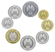 Набір монет Джибуті набір з 8 монет 1991-2013 UNC 1, 2, 5, 10, 20, 50, 100, 250 франків - зображення 2