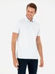 Поло длинное мужское Pierre Cardin G021SZ011-000-1857618(buz mavisi) XL Голубое (8683857331965) - изображение 5