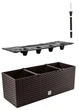 Горщик для квітів з автополивом Prosperplast Rato Case 51.4х19.2х18.6 см коричневий пластиковий (DRTC500-440U) - зображення 6