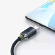 Кабель на 2м. USB to Type-C Crystal Shine 100W 5A Blue, Baseus для зарядки, передачи данных (CAJY000503) - изображение 4