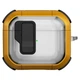 Футляр противоударный Locking Button для наушников Airpods 4 Yellow - изображение 1