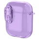 Футляр TPU Colorful для навушників Airpods 1/2 Purple - зображення 2
