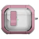 Футляр противоударный Locking Button для наушников Airpods 4 Pink - изображение 1