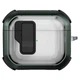 Футляр противоударный Locking Button для наушников Airpods 4 Apple Green - изображение 1