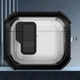 Футляр протиударний Locking Button для навушників Airpods 4 Black - зображення 2
