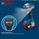 Аккумуляторный бесщеточный ударный гайковерт Bosch GDS 18V-350 (2 x аккумуляторы GBA 18V 4.0Ah + Профессиональное зарядное устройство для GAL 18V-20 + L-кейс) (06019M5021) - изображение 5