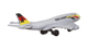 Тематична Машинка Matchbox MBX 6-2 Airliner Sky Busters 1:64 HHT34/HVM39 Grey - зображення 4