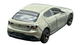 Машинка Большой Город Matchbox 2019 Mazda 3 Road Trip 1:64 HVP04 Gold - изображение 4
