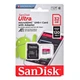 Карта памяти microSDHC SanDisk Ultra 32Gb, чтения до 120 МБ/с, запись до 10 МБ/с, пластик (SDSQUA4-032G-GN6MA) - изображение 2
