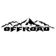 Наклейки на Джип 4х4 Off Road Виниловые Размер 35х132см Комплект 1 шт - изображение 5